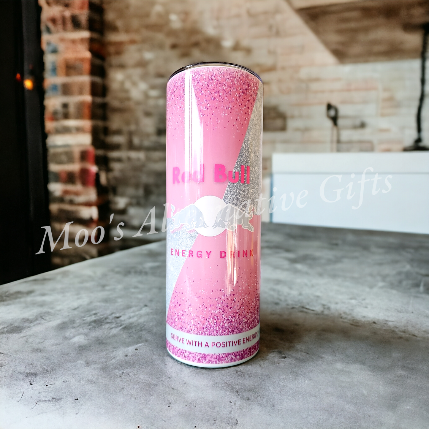 Pink Energy Drink Tumbler