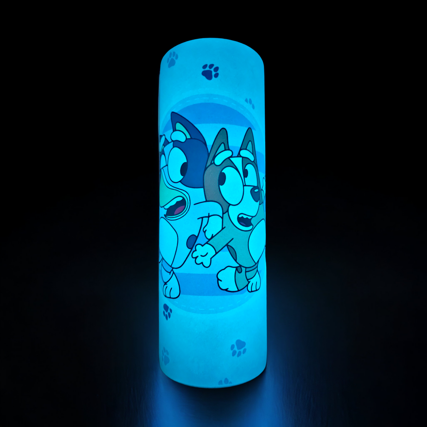 Blue Heeler Stainless Glow Tumbler