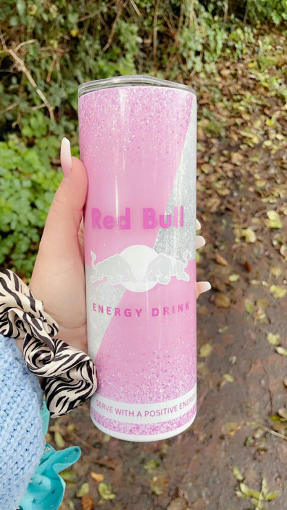 Pink Energy Drink Tumbler