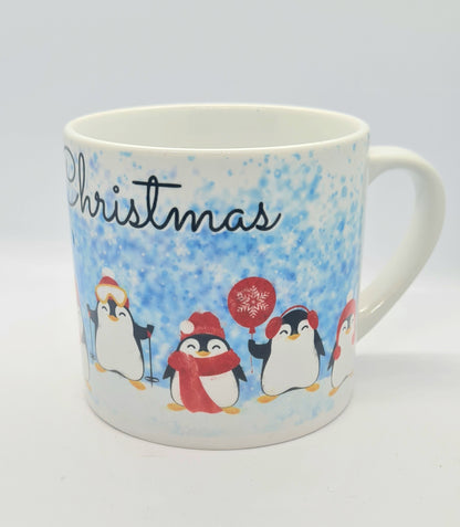 Christmas Penguins Mug