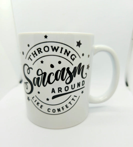 Throwing Sarcasm Mug