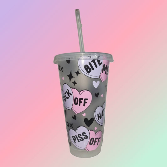 Anti Love Cold Cup - Missy Moo Vinyls