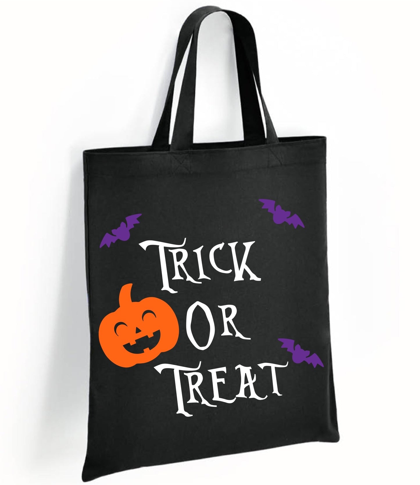 Black Halloween Tote Bag - Missy Moo Vinyls