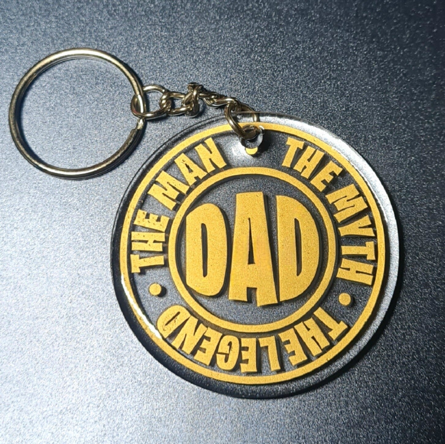 Dad Keyring - Missy Moo Vinyls