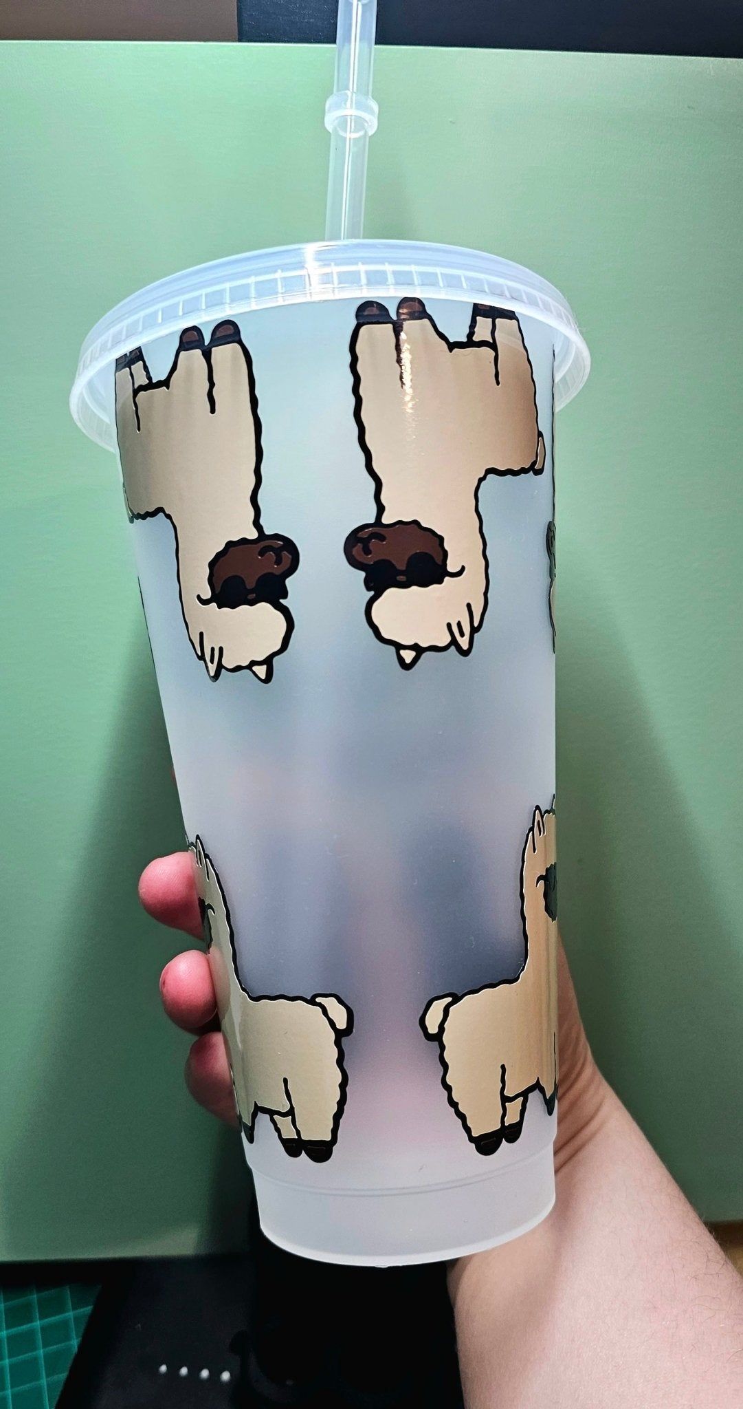 Drama Llama Cold Cup - Missy Moo Vinyls