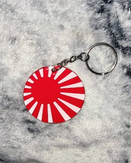 JDM Rising Sun Keyring - Missy Moo Vinyls